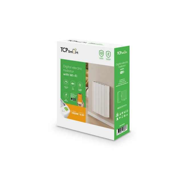 TCP Smart 500W Oil Filled Radiator - SMAWRA500WOIL425 4 TCP Smart 500W Oil Filled Radiator - SMAWRA500WOIL425 - Image 4