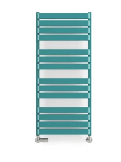 Terma Warp T Bold Heated Towel Rail 1110x500mm Matt Teal - WGWTB111050-K5M8SX -Fireplace Emporium 060c6f84 f312 41a4 9906 5097de251b3d