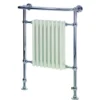 Towelrads Portchester Chrome & White Traditional Towel Rail - 120929