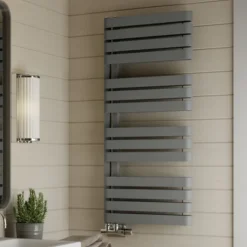 Terma Warp S Heated Towel Rail 1110x500mm Salt N Pepper - WGWAS111050KSPPGD -Fireplace Emporium 0d22cd3f 7097 4caa b466 d8a1bd321ed9