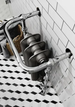 Terma Cast Iron Towel Rail 900x490mm Raw Metal & Chrome Surround - WGNTR090049LZE3AX -Fireplace Emporium 0dc02c54 49b4 4cc1 9ef3 2a73c914acd6