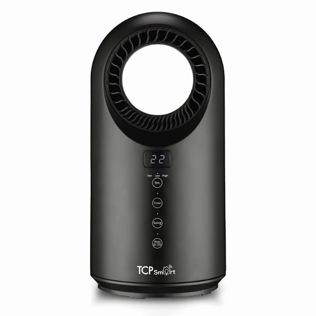 TCP Smart Portable Bladeless Fan Heater 1500W Black - HJAY1090 2 TCP Smart Portable Bladeless Fan Heater 1500W Black - HJAY1090 - Image 2