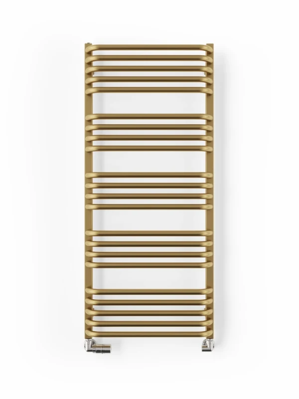 Terma Alex Heated Towel Rail 1140x500mm Brass - WGALE114050-KBRASX 2 Terma Alex Heated Towel Rail 1140x500mm Brass - WGALE114050-KBRASX - Image 2