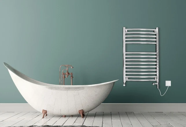 Discount Curved Chrome Towel Rail 1750mm X 500mm - 5MAC17 4 Discount Curved Chrome Towel Rail 1750mm X 500mm - 5MAC17 - Image 4