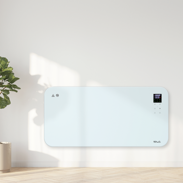 TCP Smart 1500W Glass Electric Panel Heater White - SMARADGWH1500UK 1 TCP Smart 1500W Glass Electric Panel Heater White - SMARADGWH1500UK