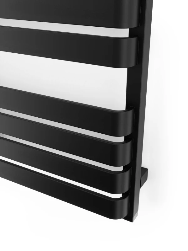 Terma Warp T One Electric Towel Rail 1110x500mm Matt Black - WWWTN111050KS95E8P 4 Terma Warp T One Electric Towel Rail 1110x500mm Matt Black - WWWTN111050KS95E8P - Image 4