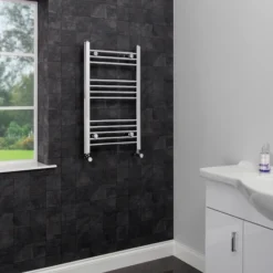 Essentials Heated Towel Rail Chrome 750 X 450mm Flat -Fireplace Emporium 350c5760 4fdf 498b b335 3a96add6429b