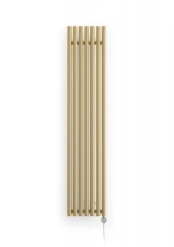 Terma Rolo Room E Electric Vertical 1800mm X 370mm Designer Radiator Brass - WLROR180037SBRAESMOBPX3 -Fireplace Emporium 356124e9 1ba7 4d7f b67e 5afa61ba30d9