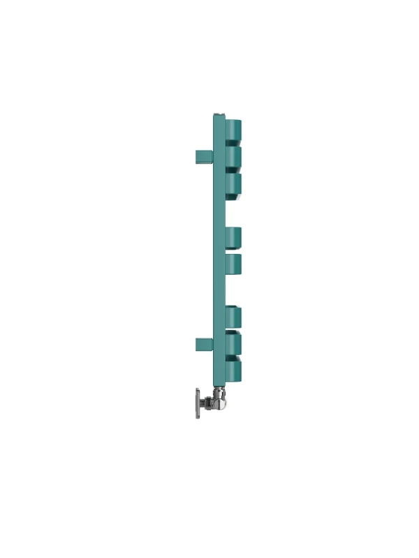 Terma Warp S Heated Towel Rail 655x500mm Matt Teal - WGWAS065050K5M8GD 3 Terma Warp S Heated Towel Rail 655x500mm Matt Teal - WGWAS065050K5M8GD - Image 3