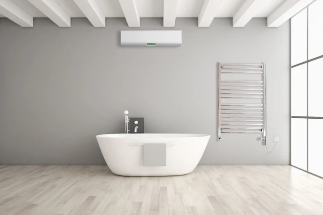 Discount Straight Electric Chrome Towel Rails - 5MC11E 3 Discount Straight Electric Chrome Towel Rails - 5MC11E - Image 3