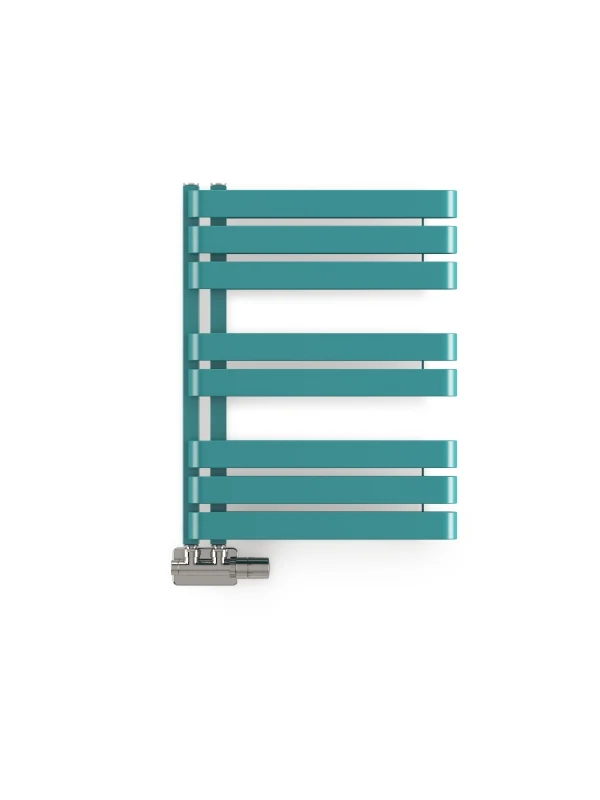 Terma Warp S Heated Towel Rail 655x500mm Matt Teal - WGWAS065050K5M8GD 1 Terma Warp S Heated Towel Rail 655x500mm Matt Teal - WGWAS065050K5M8GD