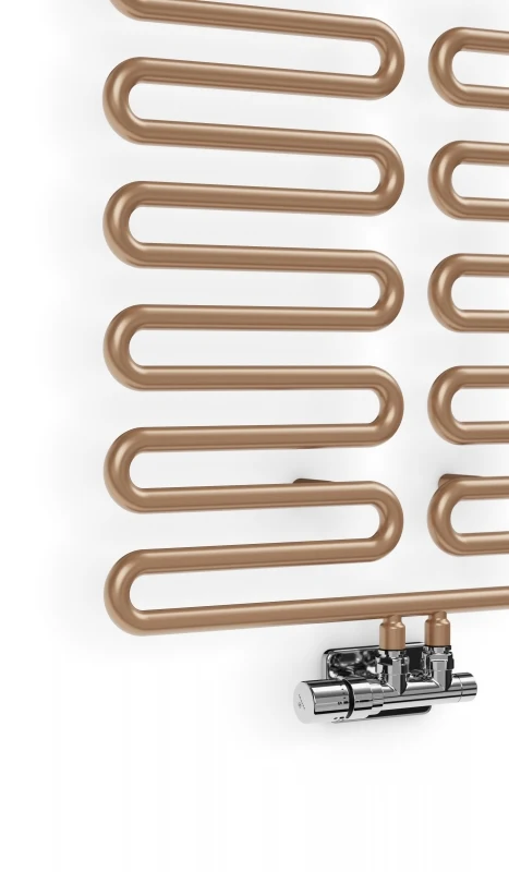 Terma Swale Heated Towel Rail 1244x465mm Bright Copper - WGQ09124046KBCOYP 2 Terma Swale Heated Towel Rail 1244x465mm Bright Copper - WGQ09124046KBCOYP - Image 2