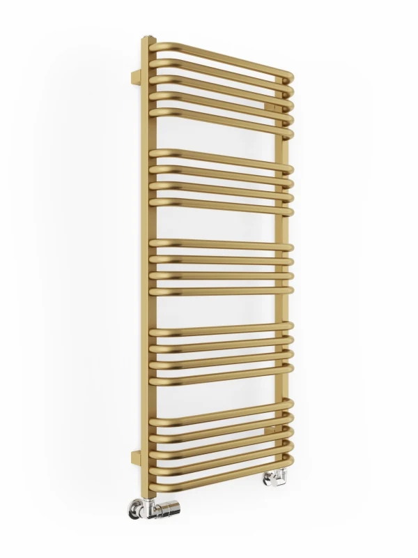 Terma Alex Heated Towel Rail 1140x500mm Brass - WGALE114050-KBRASX 4 Terma Alex Heated Towel Rail 1140x500mm Brass - WGALE114050-KBRASX - Image 4
