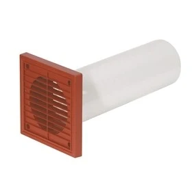 Airflow 100mm Cavity Wall Kit Terracotta - 90001015 1 Airflow 100mm Cavity Wall Kit Terracotta - 90001015