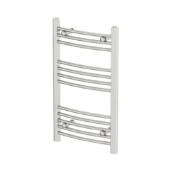 Essentials Heated Towel Rail Chrome 750 X 450mm Curved -Fireplace Emporium 591c2719 e63d 4f72 9c65 be291a44fbf2