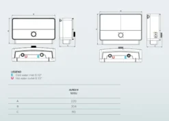 Ariston Aures Multi 9.5kW Electric Instantaneous Water Heater - 3195216 -Fireplace Emporium 59631306 90d6 440d 9314 c494840b085d