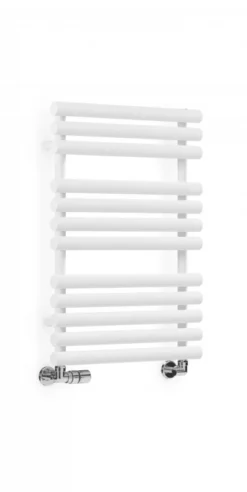Terma Rolo-Towel Heated Towel Rail 755x520mm White - WGROT075052-K916SX