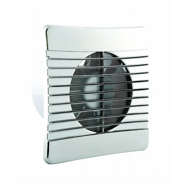 Airvent 100mm Low Profile Fan With Cover & Timer - 404119 1 Airvent 100mm Low Profile Fan With Cover & Timer - 404119