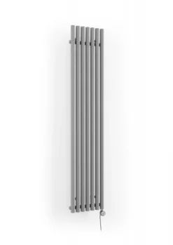 Terma Rolo Room E Electric Vertical 1800mm X 370mm Designer Radiator Salt N Pepper - WLROR180037SSPPESMOBP01 -Fireplace Emporium 6359537a a8ca 46d6 b1a4 8e0f3162d68c