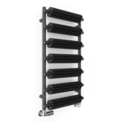 Terma Ribbon T Heated Towel Rail 930x500mm Metallic Grey - WGR2T093050KMGRSX