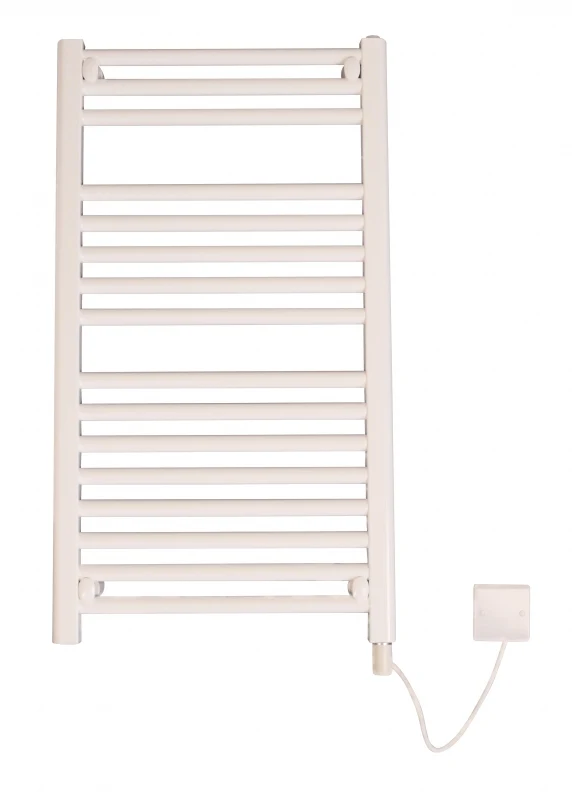 Discount Straight Electric White Towel Rail 1467mm X 600mm - 6M15E 1 Discount Straight Electric White Towel Rail 1467mm X 600mm - 6M15E