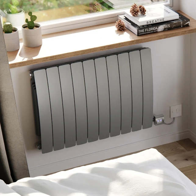 Terma Camber Electric Horizontal 575mm X 800mm Designer Radiator Graphite - WLCAM057080-SGRPE7TS1D 5 Terma Camber Electric Horizontal 575mm X 800mm Designer Radiator Graphite - WLCAM057080-SGRPE7TS1D - Image 5