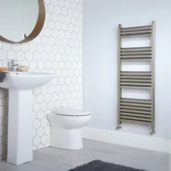 Towelrads Eton Aluminium Heated Towel Rail 1200x300mm - 136052