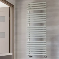 Terma Rolo-Towel Heated Towel Rail 1360x520mm Salt N Pepper - WGROT136052-KSPPSX