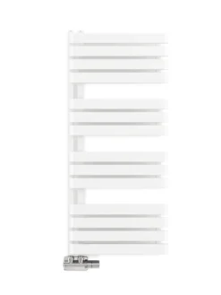 Terma Warp S Heated Towel Rail 1110x500mm Matt White - WGWAS111050KS96GD