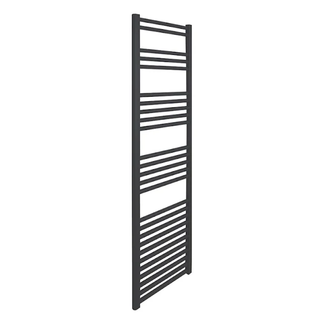 Ultraheat Eco Rail 1175mm X 500mm Anthracite Towel Radiator - 5E12A 1 Ultraheat Eco Rail 1175mm X 500mm Anthracite Towel Radiator - 5E12A