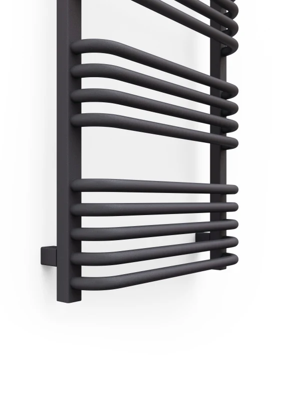 Terma Alex Heated Towel Rail 1140x500mm Modern Grey - WGALE114050-KDGRSX 2 Terma Alex Heated Towel Rail 1140x500mm Modern Grey - WGALE114050-KDGRSX - Image 2