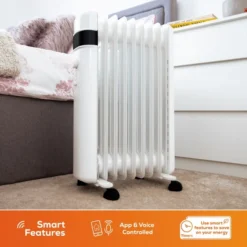 TCP Smart Portable Free-Standing 2000W Oil Filled Radiator White - SMAWHOILRAD2000WEX20 -Fireplace Emporium 89a0a8dd cfcd 454b 9cb2 735bd70ffc62