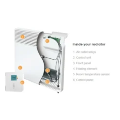 Atlantic Heat F127 1250W Horizontal Electric Panel Heater - AH500107 7 Atlantic Heat F127 1250W Horizontal Electric Panel Heater - AH500107 -Fireplace Emporium 8a697167 2bad 45e8 9501 79012cb174a2 1