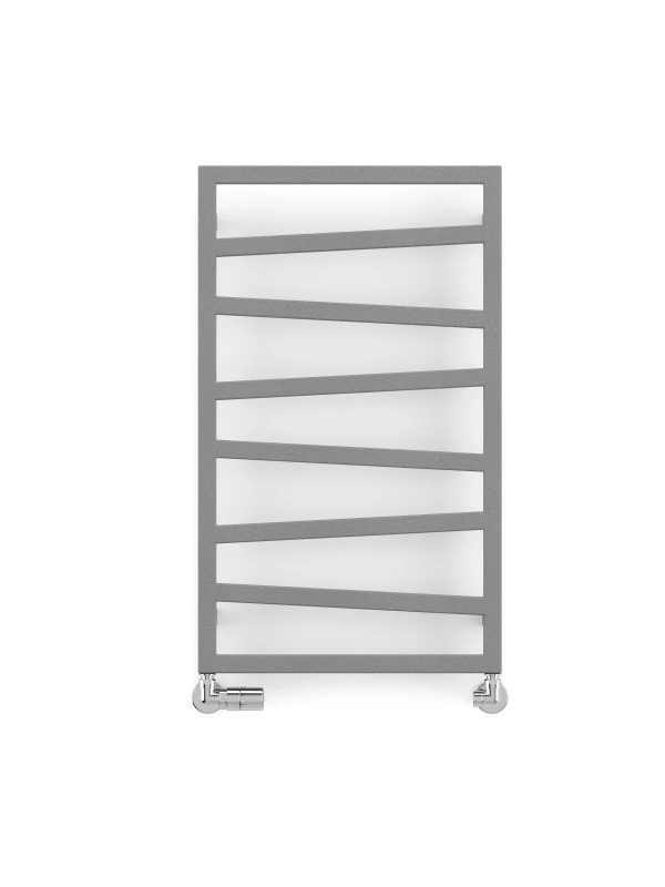 Terma Zig Zag Heated Towel Rail 835x500mm Salt N Pepper - WGZIG083050KSPPSX 2 Terma Zig Zag Heated Towel Rail 835x500mm Salt N Pepper - WGZIG083050KSPPSX - Image 2