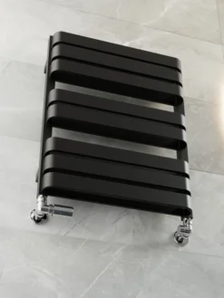 Terma Warp T Bold Heated Towel Rail 655x500mm Matt Black - WGWTB065050-KS95SX -Fireplace Emporium 8e86a4fd 5541 4941 84a2 e7875d0f2483