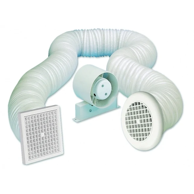 Airvent 150mm Shower In-Line Standard Fan With Timer - 448386 1 Airvent 150mm Shower In-Line Standard Fan With Timer - 448386