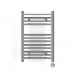 Terma Leo Electric Towel Rail With MOA Element 600x400mm Chrome - WLLLE060040-MOA