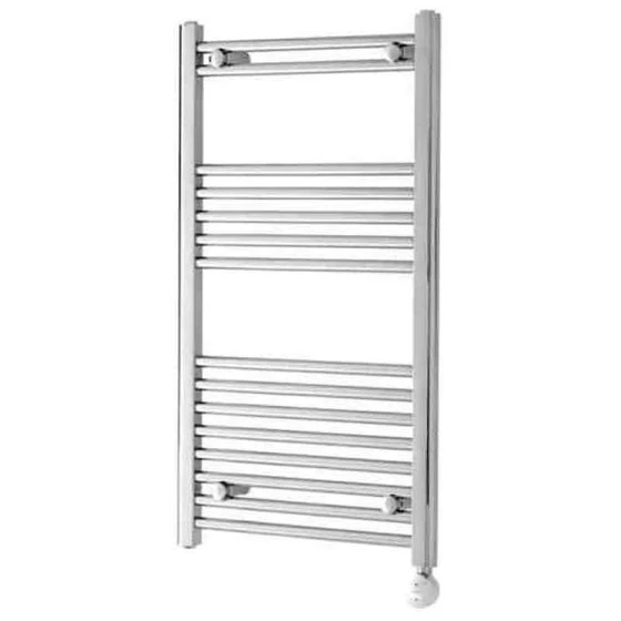 Towelrads McCarthy 43 Degree Regulated Chrome Electric Towel Rail 550x500mm - 121019 1 Towelrads McCarthy 43 Degree Regulated Chrome Electric Towel Rail 550x500mm - 121019