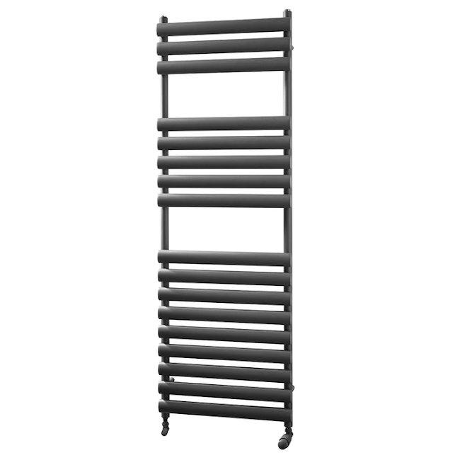 Towelrads Dorney Anthracite Designer Towel Rail 1500x500mm - 120871 1 Towelrads Dorney Anthracite Designer Towel Rail 1500x500mm - 120871
