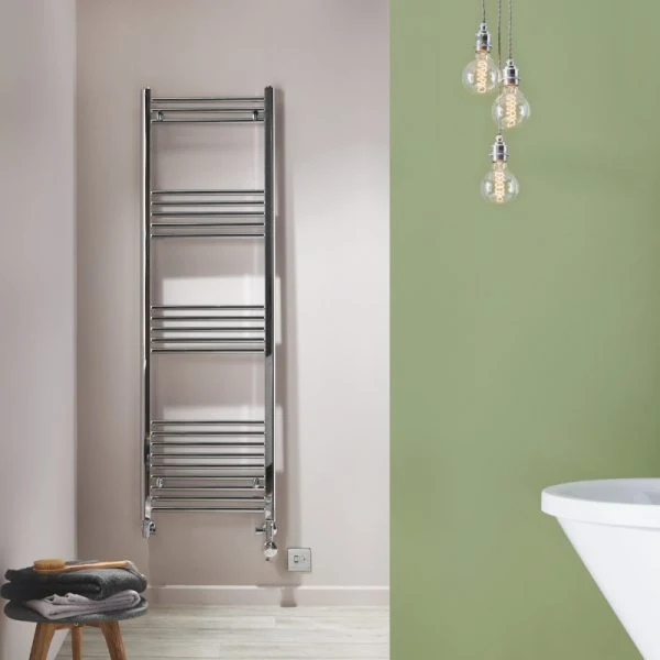Towelrads Hamilton Straight Chrome Heated Towel Rail 1600x600mm - 180009 1 Towelrads Hamilton Straight Chrome Heated Towel Rail 1600x600mm - 180009
