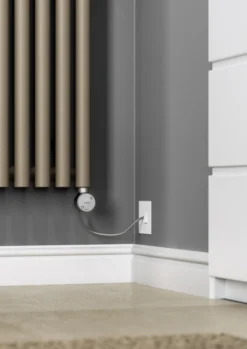 Terma Rolo Room E Electric Vertical 1800mm X 370mm Designer Radiator Quartz Mocha - WLROR180037SQUAESMOBP01 -Fireplace Emporium ab8ca2cd 4304 4f23 9a26 2a4cefe76989