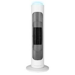TCP Smart Portable Tower Ceramic Fan Heater 2000W White - HJAY1092