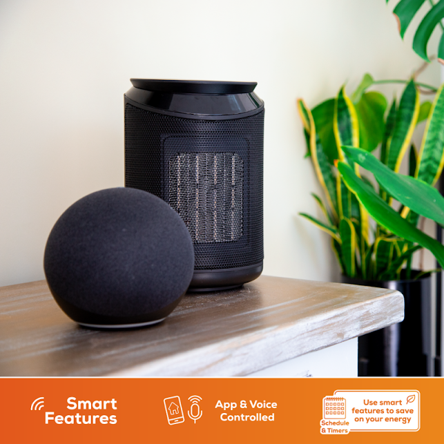 TCP Smart Portable Ceramic Fan Heater 2000W Black - HJAY1091 8 TCP Smart Portable Ceramic Fan Heater 2000W Black - HJAY1091 - Image 8