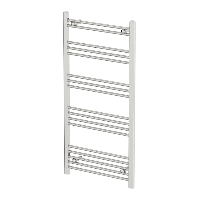 Essentials Heated Towel Rail Chrome 1200 X 600mm Flat 5 Essentials Heated Towel Rail Chrome 1200 X 600mm Flat - Image 5