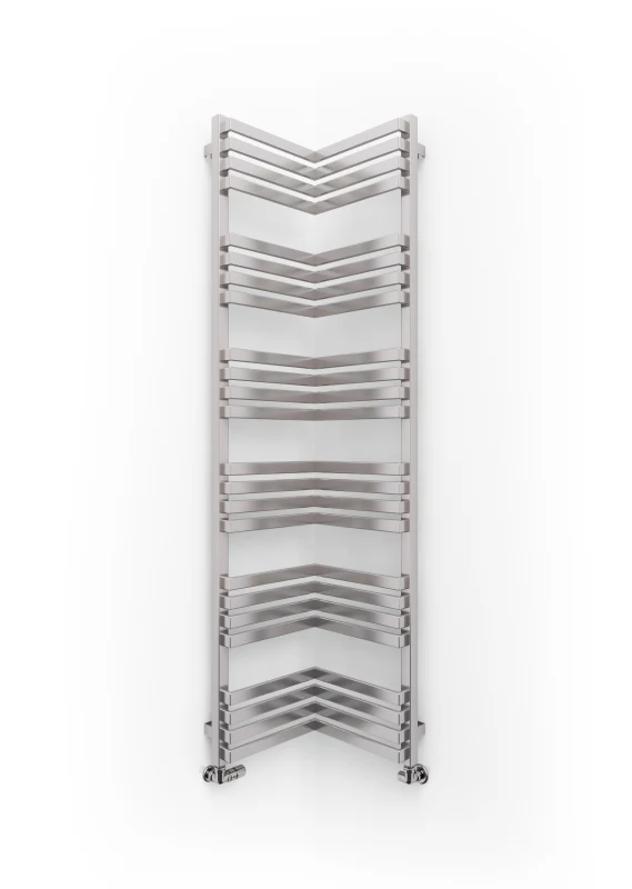 Terma InCorner Heated Towel Rail 1545x350mm Chrome Effect - WGQIN154035KCRESX 2 Terma InCorner Heated Towel Rail 1545x350mm Chrome Effect - WGQIN154035KCRESX - Image 2