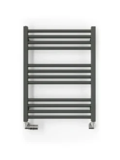 Terma Fiona Heated Towel Rail 660x500mm Sparkling Grey - WGFIN066050-KRGYSX