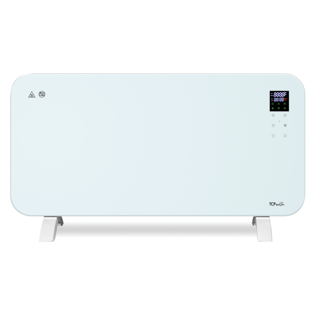 TCP Smart 1500W Glass Electric Panel Heater White - SMARADGWH1500UK 2 TCP Smart 1500W Glass Electric Panel Heater White - SMARADGWH1500UK - Image 2