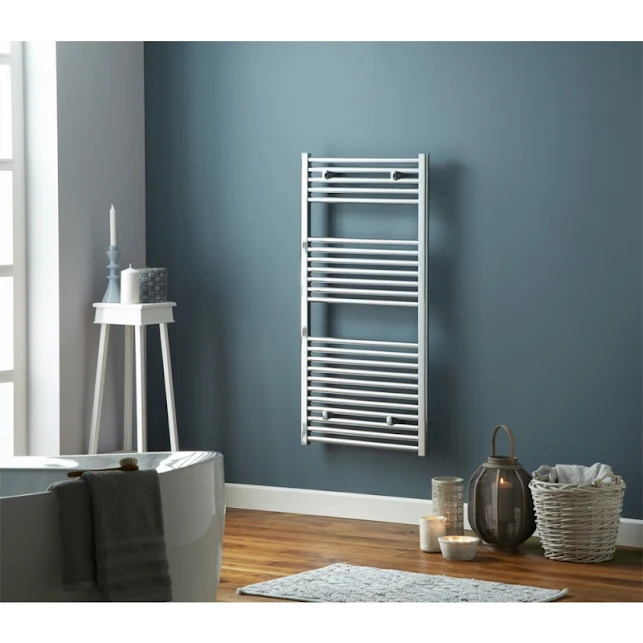 Pisa White Straight Towel Rail - 1800 X 450mm ZTK0018450 1 Pisa White Straight Towel Rail - 1800 X 450mm ZTK0018450