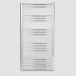 Towelrads Hamilton Curved Chrome Heated Towel Rail 1600x600mm - 180019
