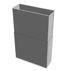 Smith's 1m Adjustable Straight Air Inlet / Outlet Extension Duct To Suit UVC 120 - HACA33018